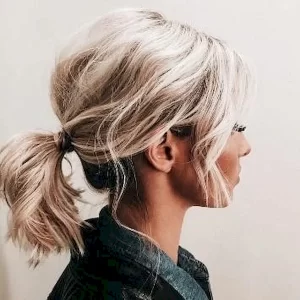 Low Ponytail Kuncir Rambut Pendek