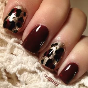 Bold Leopard Nails Nail Art Leopard