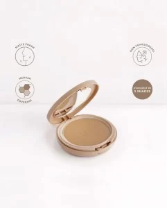 Compact Powder BLP Sand Beige warna bedak untuk kulit sawo matang