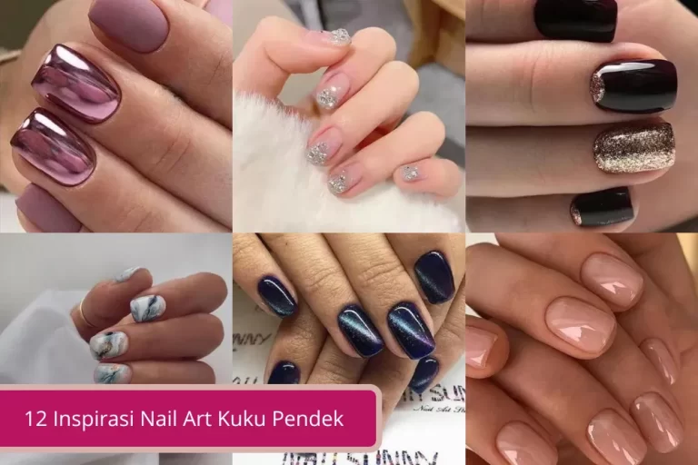 Gambar 12 Inspirasi Nail Art Kuku Pendek