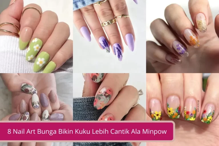 Gambar 8 Nail Art Bunga Bikin Kuku Lebih Cantik Ala Minpow