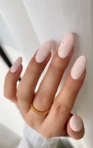 Matte Pink Nails