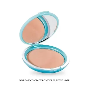 Wardah Compact Powder Beige 02 warna bedak untuk kulit sawo matang