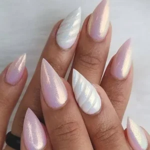 3D Unicorn Horn Nails Nail Art Unicorn