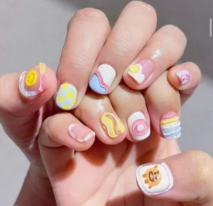 Colourful Soft Nails