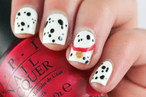 Dalmatian Nails Nail Art Karakter