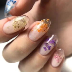 Transparent Glass Nails