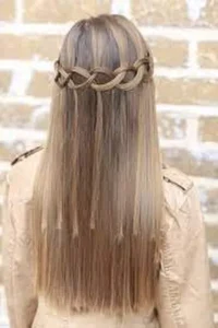 Loop waterfall braid