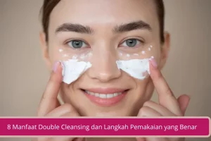 Gambar 8 Manfaat Double Cleansing dan Langkah Pemakaian yang Benar