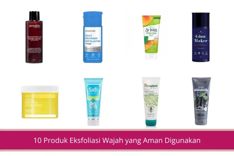 Gambar 10 Produk Eksfoliasi Wajah yang Aman Digunakan