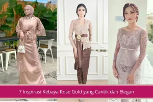 Gambar 7 Inspirasi Kebaya Rose Gold yang Cantik dan Elegan