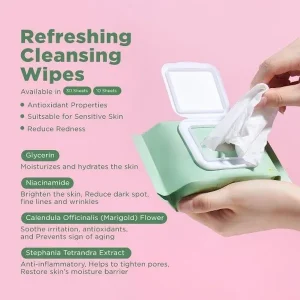 Luxcrime Refreshing Cleansing Wipes Rekomendasi Makeup Remover Yang Bagus Untuk Membersihkan Kulit