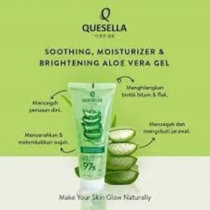 Quesella Soothing, Moisturizer, dan Brightening Aloe Vera