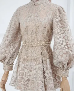 Vintage Blouse Inspirasi Kebaya Rose Gold