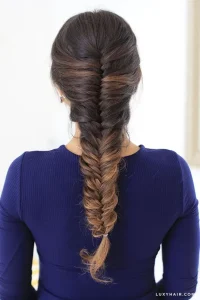 Fishtail braid Macam macam kepang rambut beserta caranya