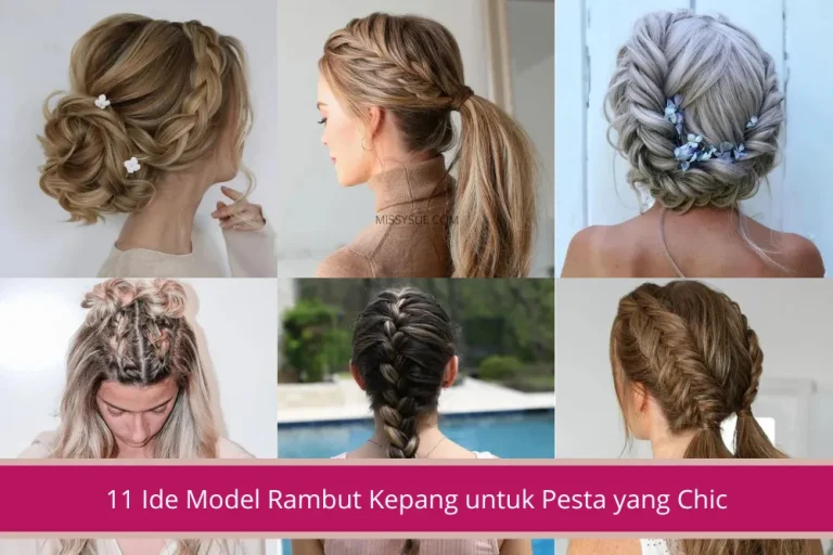 Gambar 11 Ide Model Rambut Kepang untuk Pesta yang Chic